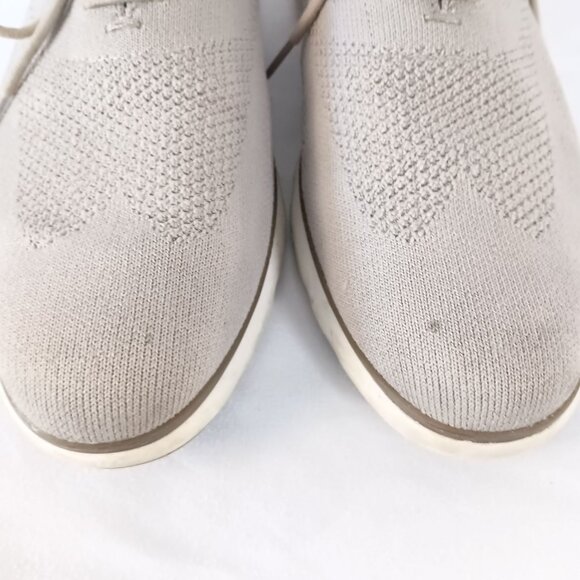 Cole Haan 3.Zerogrand Stitchlite Wingtip Oxford Men’s 11 Gray Knit Shoes - Picture 5 of 11